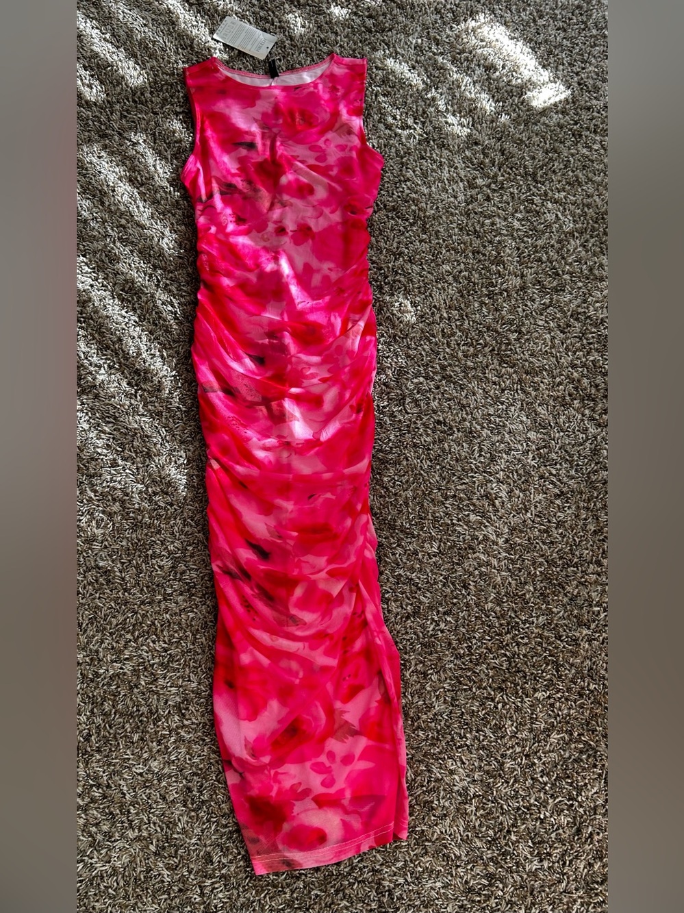BTFBM NWT pink floral maxi dress